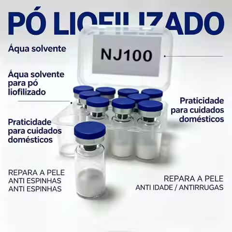 (Random Cap Color) High-Quality Lyophilized Powder: NAD+ (100mg, 500mg, 1000mg) — 1 Box 10 Vials. Re