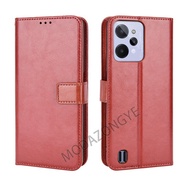 Realme C31 Case Flip Phone Holder Stand Case Realme C31 RealmeC31 Casing Wallet PU Leather Back Cove
