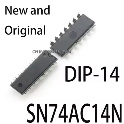 5PCS New and Original CD74AC14E DIP14 74AC14 DIP DIP-14 74AC14P 74AC14PC SN74AC14N