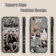 Casing For Vivo Y72 5G V23e V23 S12 Y01 Y03 Y55 X80 Pro Bts Group Photo SZA92 Phone Case Square Edge
