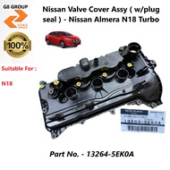 Nissan Valve Cover Assy ( w/plug seal ) - Nissan Almera N18 ( 13264-5EK0A )