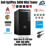 Dell OptiPlex 5090 Intel i5 11th Gen | 8GB RAM | 256GB SSD | Desktop PC Windows 11 Pro MT