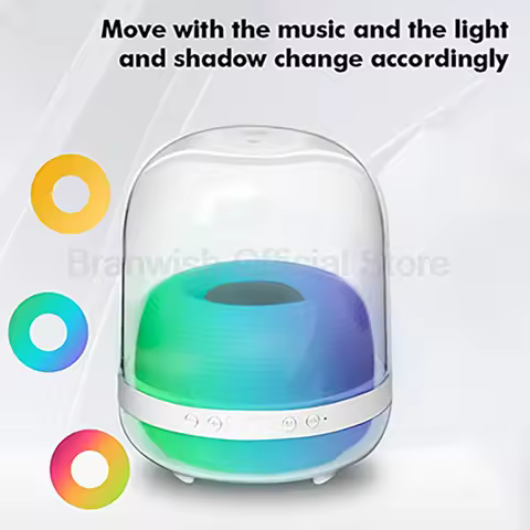 5.3 Bluetooth Speaker 100-240V Sound Box 30Hz-20KHz Range Ambient Lighting 8*5W+25W Loud Speaker TF 