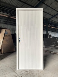 PINTU UTAMA 1 SET DAUN PINTU + KUSEN + KUNCI + HANDLE + ENGSEL BAHAN BAJA TAHAN API KUALITAS INTERNA