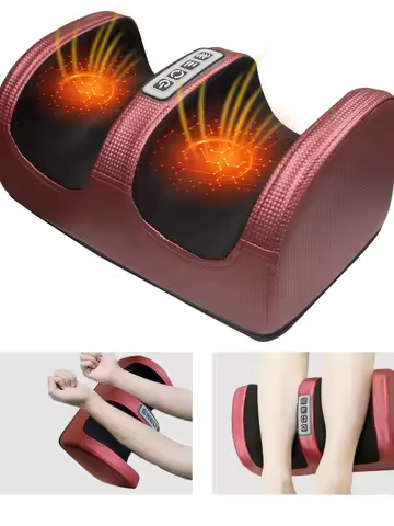 Foot massage machine Foot kneading foot leg massager electric heating home leg machine Christmas gif