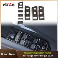 ROVCE Window Glass Lift Switch Button Decorative Frame for Land Rover Range Rover Evoque 2020 Access