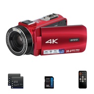 ORDRO กล้อง Z88 4K พร้อมกล้องวิดีโอดิจิทัล HD พิเศษซูมออปติคอล10x
