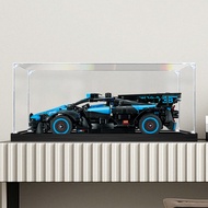 Transparent Transparent Display Box Acrylic Display Box Suitable for Lego 42162 Bugatti Bolide Racin