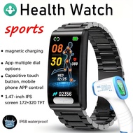 New Wireless Call Smart Watch Full Touch Screen ECG Independent And Accurate Blood Oxygen Blood Glucose Blood Pressure M