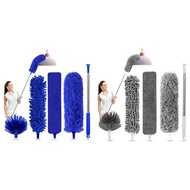 [qua]-5-in-1 Kit Dusters for Cleaning Duster with Extension PoleExtendable Duster with 100 Inches fo