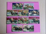 1999年度香港賽馬會「賽馬名駒」靚蝦王.大話王.原居民等紀念(閃咭)10張