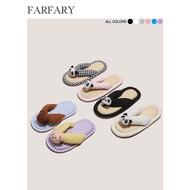 selipar wanita selipar getah wanita selipar pantai Farfary Japanese Cute Couple's Home Slippers - So