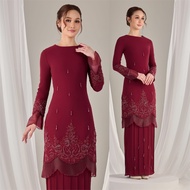 HIJABISTAHUB DARIYA KURUNG Baju kurung moden plain lace beaded baju tunang nikah baju raya 2026