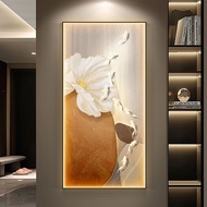 Nine Fishes Picture Entrance Hallway Decorative Painting with Good Meaning Modern Light Luxury Hangi