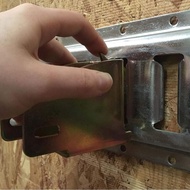 usihere KIMISS 4PCS E Track Wood Beam End Socket  Fit with 2x4 2x6 Add Removable Bar Heavy Duty Stor