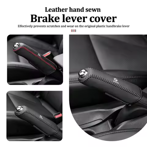 Car Gears Handbrake Cover Shift Lever Cover Anti-Skid Parking Brake For BMW M3 M5 X3 E93 F10 F20 F30