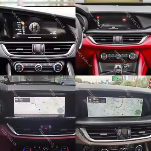 2025 Newest 10.25 ‘’Android 14 for Alfa Romeo Stelvio Giulia Ram 2015-2020 GPS Navigation WIFI DSP 4