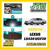 JTH PERFORMANCE Rear Brake Pad Toyota Lexus LS430 UCF30 Ceramic Disc Break Belakang Brek