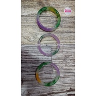 HIJAU Jade bracelet | Genuine Jade Bracelet | 3 color jade bracelet | Kalimantan jade bracelet | Chi