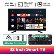 Television Smart TV 32 Inch Android 12 Flat Screen LED TV 50 Inch TV Multi-Ports Android TV