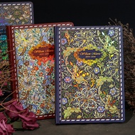 9-25-23 Song of Vines Retro Coloring Page Handbook Exquisite Gilding Diary Hardcover Notebook Exquis