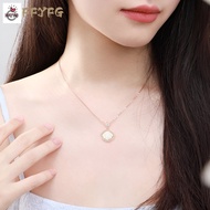 FFYFG ️ S925 Sterling Silver One Shell Shell Necklace Women|Shell Zircon Necklace|Sterling Silver Ne