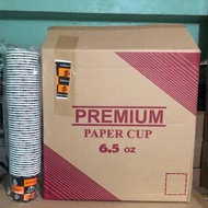 ☼1000 Pcs Chong- Paper cups 6.5 oz for Coffee Vendo Machine♡