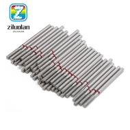 ZILUOLAN 50pcs Flat Head Nail Drill Bits, Flat Head Cuticle Clean Nail Grinding Heads, Practical F-3