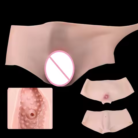 SXXY Silicone Insertable Realistic Vaginal Pants For Cross-dresser Hading Gaff Big Hips And Butts Si
