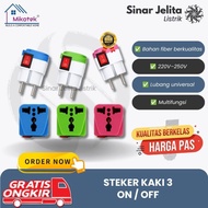 Over Plug Plus Switch/ Over Plug Colorful 3-Prong Plug/ + Switch