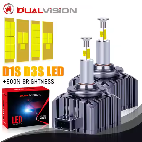 2PCS 360 Led D1S D3S D4S D2S Headlight Canbus 360 CSP Led Light Super Bright D5S D8S D1R D4R D2R D3R