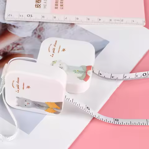 150cm Children Height Ruler Centimeter Inch Roll Tape Alpaca Tape Measure Portable Retractable Ruler