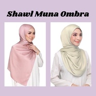 Shawl Satin Muna Exclusive Muna Ombra satin ( 1.8 m)