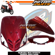 WITOR - ECERAN SATUAN FULL SET Cover Body Halus Mio Sporty Merah Marun / Body Mio Sporty Mio Lama Ta