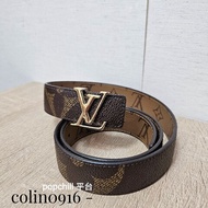 [ 時尚好物🫶 ] LV雙色金釦Iconic雙面用皮帶