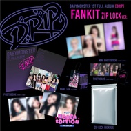 Fankit Zip Lock Baby Monster Drip Babymonster 1st Full Album Kpop Monstiez Collection Babymonster Al