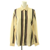Dries Van Noten Blouse Shirt silk stripe Long sleeves Direct from Japan Secondhand