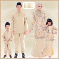 Baju Raya Sedondon Color Nude Baju Kurung, Kurta dan Baju Melayu 2025 (Ready Stock)