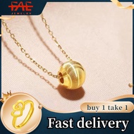 [Buy 1 Take 1] COD Philippines Ready Stock 24k Saudi Gold Necklace for Women Pawnable Gold Original Snake Chain Necklace Gifts for Women Pawnable Jewelries Nasasangla Sale Legit Choker Necklace for Women Gift Set for Women Chain Necklace for Couple Chain