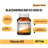 Blackmores Bio D3 1000iu 60'S/Vitamin D3/Vitamin Blackmores/Immune Booster/Vitamin Blackmores Original BPOM