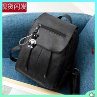 beg galas wanita beg galas Backpack Mode Baru untuk Wanita 2023 Gaya Pelajar Korean Versatil Baru Bag Pu Kulit Lembut