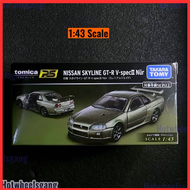 Tomica Nissan Skyline GTR R34 V-SpecII Nur 1:43 GTR R34 Skyline Tomica Premium RS Nissan Skyline GTR