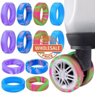 jw001[ Wholesale Prices ] Luggage Wheels Silicone Guard Cover / Noise Reduce Cart Caster Sleeve / Anti-scratch Suitcase Wheels sheath / Furniture Casters Protecting Case