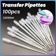Yaki 100Pcs 1ml/2ml/3ml/5ml Disposable Plastic Dropper Transfer Pipette Dropper