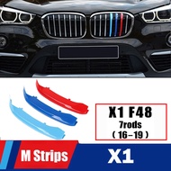 M Power Front Grille Trim Strips For BMW X1 X2 X3 X4 X5 X6 X7 F48 F49 E84 F39 F25 F26 G01 G02 F15 E7