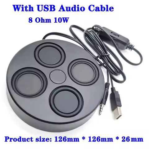 Magnetic attraction External Sound Desk Computer Sound Surround Mini USB Speaker Set DIY Desktop Spe