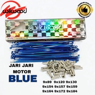 Blue motorcycle spokes/Ruji Spokes & Nipples Blue Wilwood Color Cheap