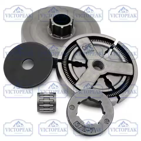 Chainsaw Parts 5800 Clutch and 3/8-7 Chain Sprocket Kit for Big Teeth Chain 3/8" 0.058"