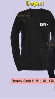 KAOS LENGAN PANJANG ENHYPEN KAOS JAY PARK JAKE HEESEUNG SUNGHOON SUNOO NI-KI JUNGWON ATASAN WANITA &