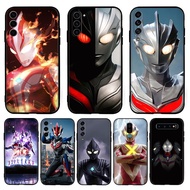 for Samsung A07 A17 A56 A36 A26 S25 Fe Edge Plus Ultra LR41 anime Ultraman Casing 7Y4 Black TPU Soft